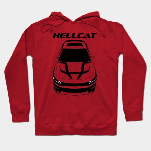 Charger Hellcat - Multi color Hoodie by V8social